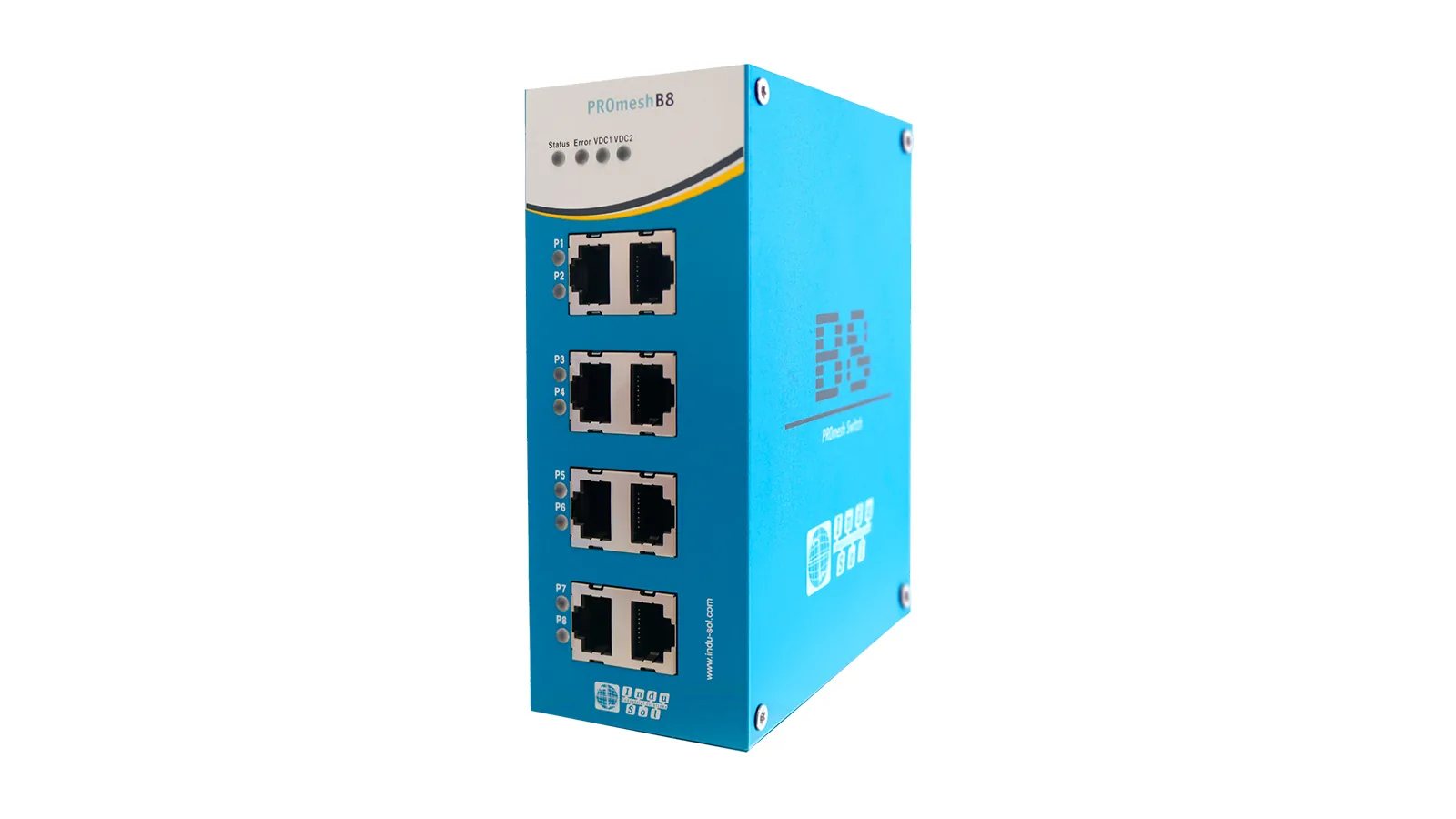 Switch Administrado PROmesh B8 para redes industriales Indu-Sol Chile